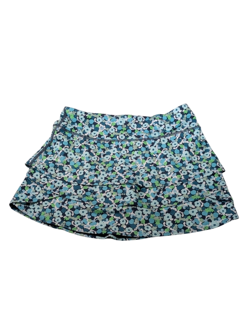 Athleta Girl Blue/Green Floral Swing Skort Size XXL/16